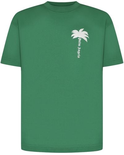 Palm Angels T-shirts And Polos - Green