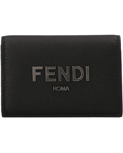 Fendi ' Roma' Wallet - Black