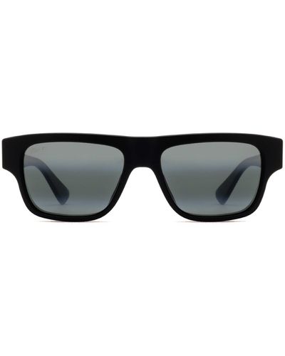 Maui Jim Mj638 Matte Sunglasses - Black