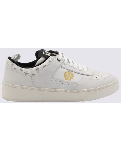 Bally And Leather Raise Trainers - White