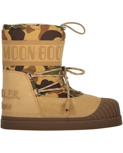 Palm Angels Moncler X Moon Boot Snow Boots - Brown