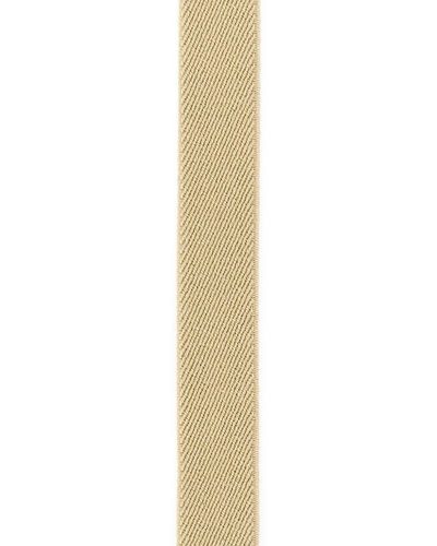 Prada Sand Fabric Belt - Metallic