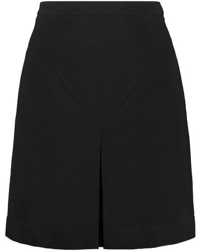 Burberry Flared Skirt - Black