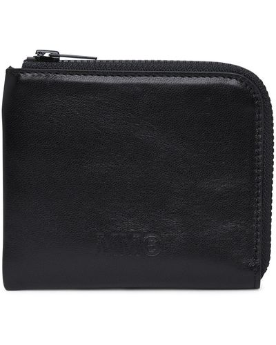 MM6 by Maison Martin Margiela Leather Wallet - Black