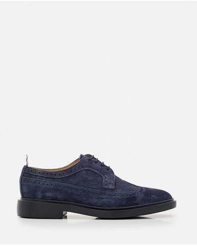 Thom Browne Leather Classic Longwing - Blue