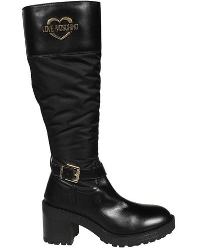 Love Moschino Knee-Boots - Black