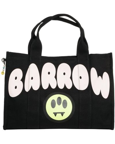 Barrow Cotton Tote Bag - Black