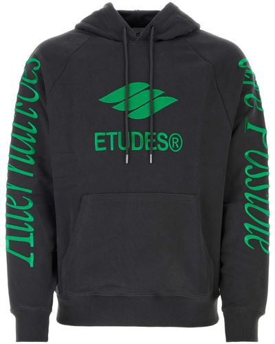 Etudes Studio Slate Cotton Sweatshirt - Black