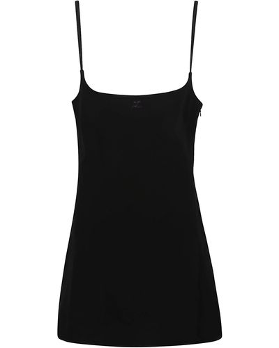 Courreges Cotton Dress - Black