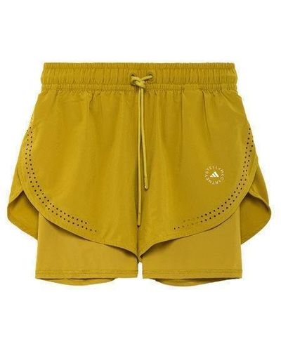 adidas By Stella McCartney 2in1 Shorts - Yellow