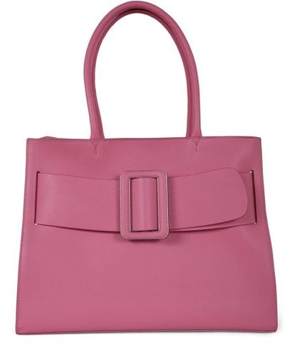 Boyy Leather Bags: Bobby Soft Bag - Pink