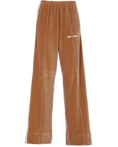 Palm Angels Cotton Trousers - Brown
