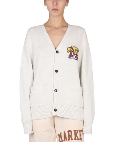 Market Cardigan State Champs - White