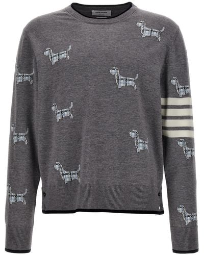 Thom Browne Hector Sweater, Cardigans - Gray