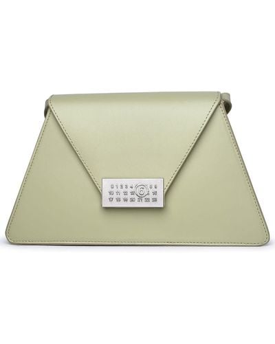 MM6 by Maison Martin Margiela Green Leather Bag