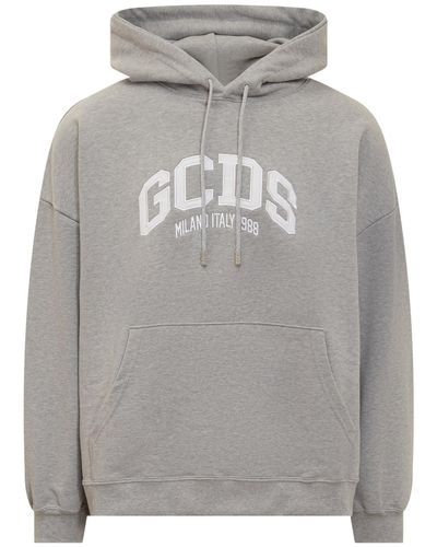 Gcds Loose Sweatshirt - Gray