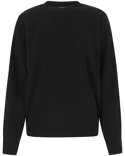 Balenciaga Cashmere Oversize Jumper - Black