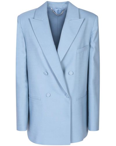 FEDERICA TOSI Cerulean Double-Breasted Jacket - Blue