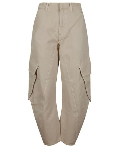 JW Anderson Twisted Cargo Trousers - Natural