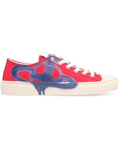 Vivienne Westwood Plimsoll Low-Top Sneakers - Red