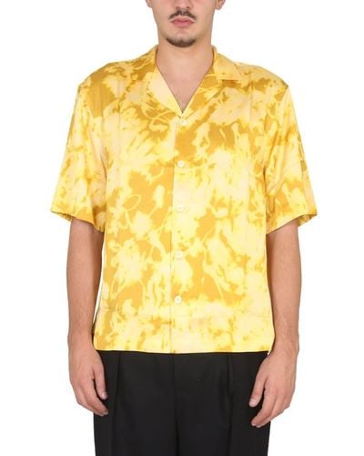 Dries Van Noten Floral Print Shirt - Yellow