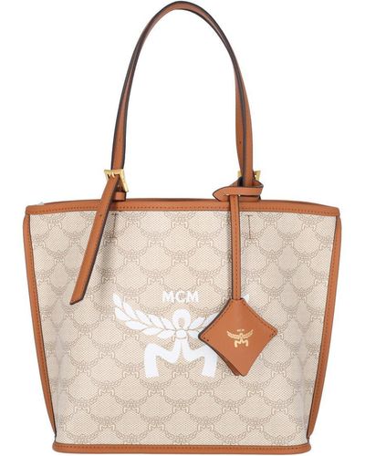 MCM 'himmel' Tote Bag - White