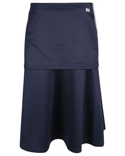 Wales Bonner Mantra Skirt - Blue