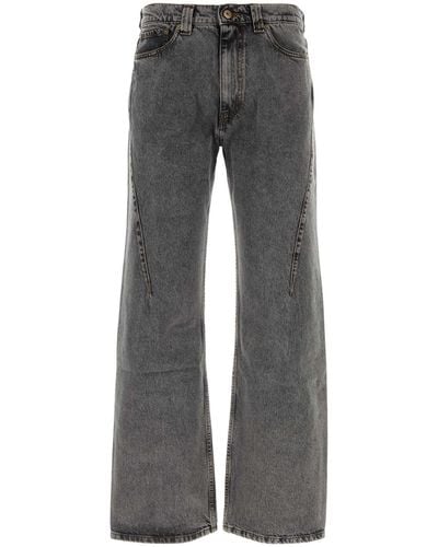 Y. Project Graphite Denim Jeans - Grey