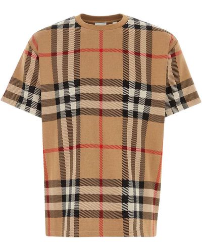 Burberry Embroidered Jacquard Oversize T-Shirt - Multicolour