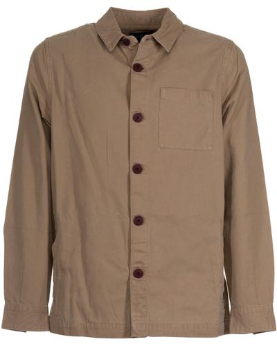 Barbour Washed Overshirt - Brown