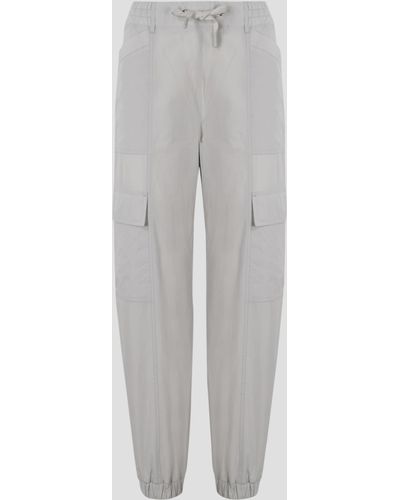 Moncler Cotton Cargo Pants - Gray