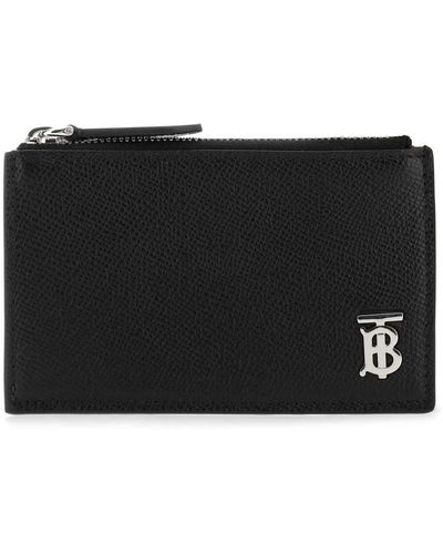 Burberry Leather Card Holder - Black