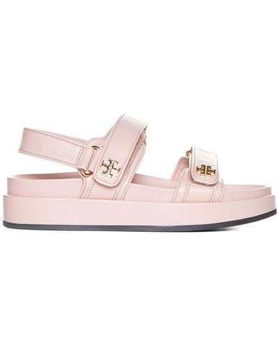 Tory Burch Kira Leather Sandals - Pink