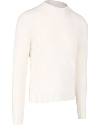 Ballantyne Basic Sweater - White