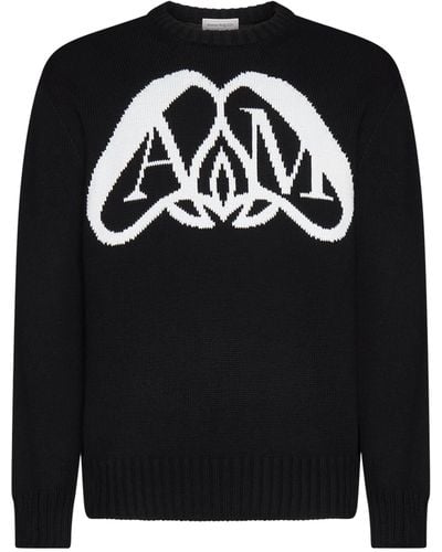 Alexander McQueen Jumpers - Black