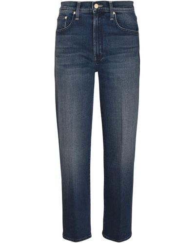 Mother The Rambler Zip Ankle Jeans - Blue