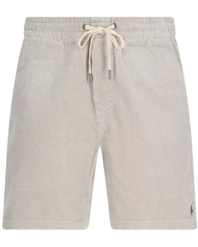Polo Ralph Lauren Ribbed Shorts - White