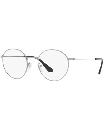 Prada Pr64Tv Eyeglasses - Metallic