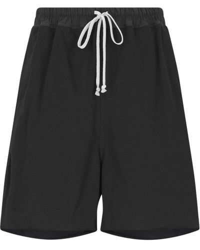 Rick Owens Wide Shorts - Black