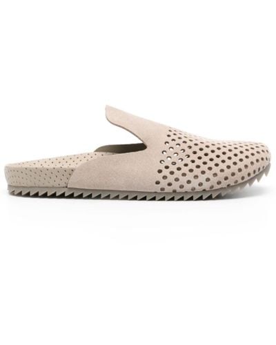 Pedro Garcia Casual Suede Slippers - White