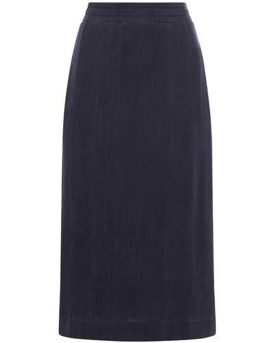 Sunnei Bonded Panel Skirt - Blue
