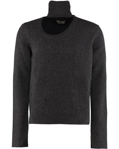 Bottega Veneta Wool And Cashmere Pullover - Black