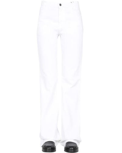 Raf Simons Flared Jeans - White