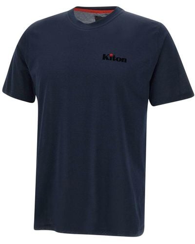 Kiton Cotton T-Shirt - Blue