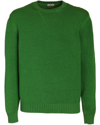 Etro Sweater With Crew Neck - Green
