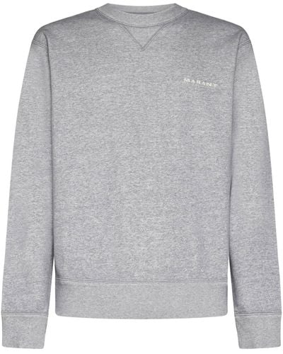 Isabel Marant Mikis Cotton-blend Sweatshirt - Gray