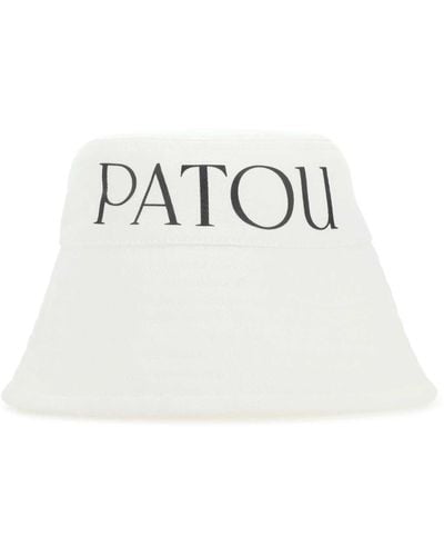 Patou Canvas Hat - White