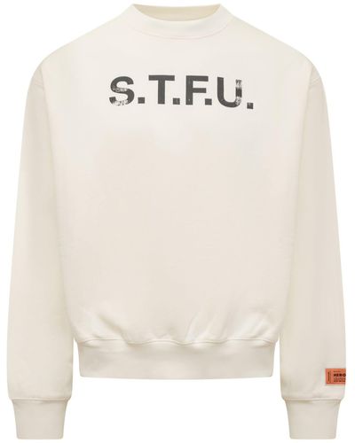 Heron Preston Stfu Sweatshirt - White