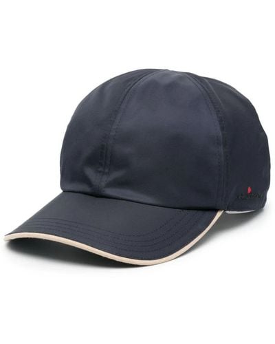 Kiton Night Nylon Baseball Hat With Logo - Blue