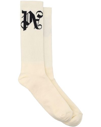 Palm Angels Monogram Socks - White